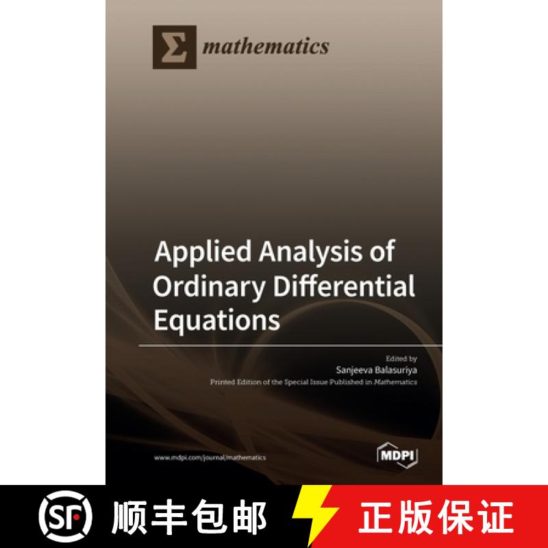 【2-3周达】Applied Analysis of Ordinary Differential Equations [9783039217267]