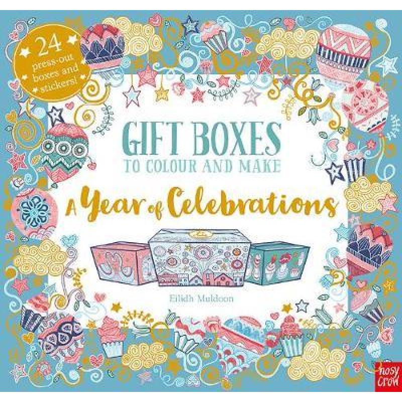 预订 gift boxes to colour and make: a yea. [9781788000093]