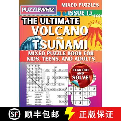【3-4周达】The Ultimate Volcano and Tsunami Mixed Puzzle Book for Kids, Teens, and Adults: 16 Types o... [9798330452019]