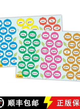 【3-4周达】Jolly Phonics Tricky Word Posters : In Precursive Letters (British English edition) [9781844145218]