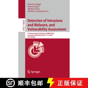 Detection 9783031641701 Conf... Vulnerability 4周达 Assessment Intrusions International and 21st Malware