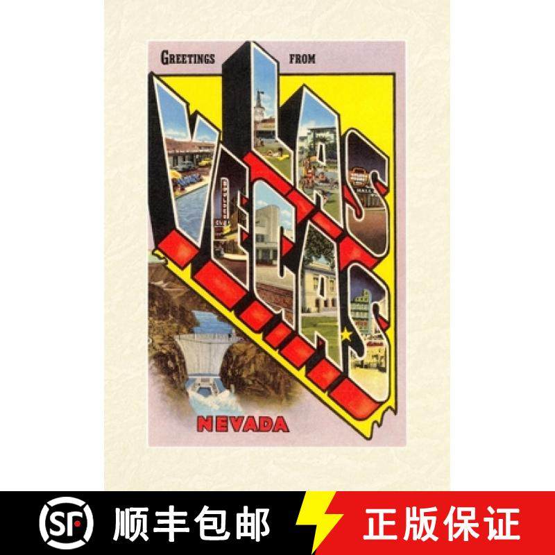 预订 Vintage Lined Notebook Greetings from Las Vegas, Nevada [9798385439218]