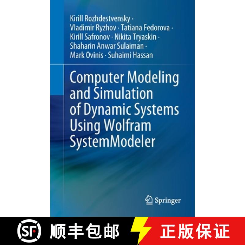 【3-4周达】Computer Modeling and Simulation of Dynamic Systems using Wolfram System Modeler [9789811528026]