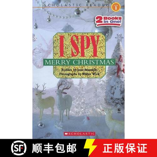 【3-4周达】I Spy Merry Christmas (Scholastic Reader, Level 1) [9780545039451]