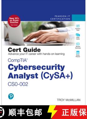 【3-4周达】Comptia Cybersecurity Analyst (Cysa+) Cs0-002 Cert Guide [9780136747161]