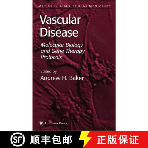 【3-4周达】精装 Vascular Disease : Molecular Biology and Gene Transfer Protocols [9780896037311]