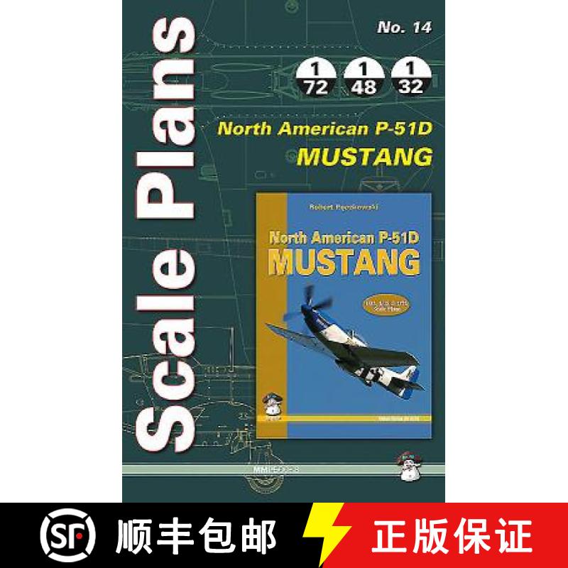 【3-4周达】Scale Plans No. 14: North American P-51D Mustang [9788363678654]