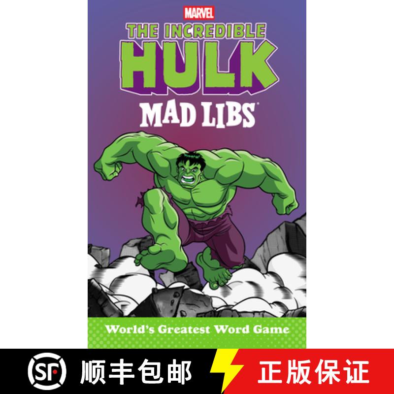 【3-4周达】The Incredible Hulk Mad Libs: World's Greatest Word Game [9780593890806]