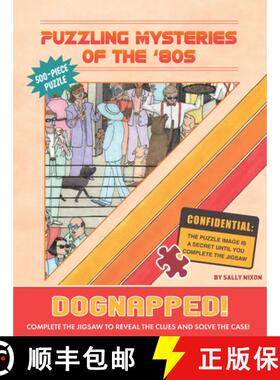 【3-4周达】Puzzling Mysteries of the ’80s Dognapped! 500-Piece Puzzle: 500-piece jigsaw puzzle [9781797222257]