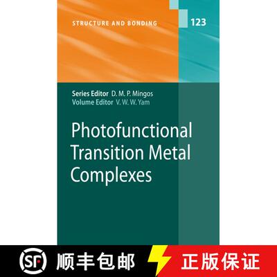 【3-4周达】Photofunctional Transition Metal Complexes [9783540368090]