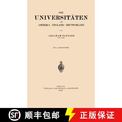 【3-4周达】Die Universitäten in Amerika · England · Deutschland [9783642506161]