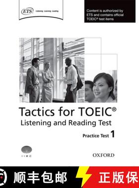 预订 Tactics for TOEIC (R) Listening and Reading Test: Practice Test 1: Authorized by ETS, this cours... [9780194529556]