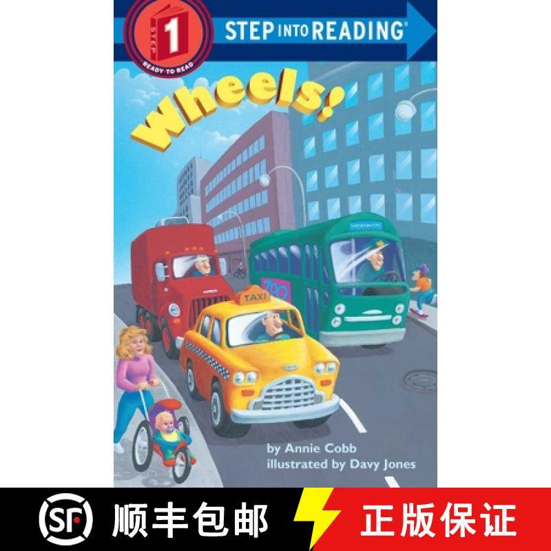 【3-4周达】Wheels! (Step-Into-Reading, Step 1) [9780679864455]