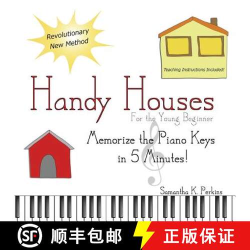 【3-4周达】Handy Houses: Memorize the Piano Keys in 5 Minutes! [9780990609155]