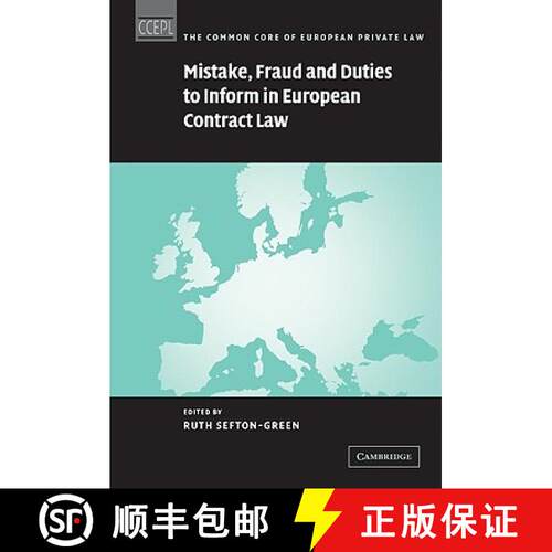 预订 Mistake, Fraud and Duties to Inform in European Contract Law: - Mistake, Fraud and Duties to Inf... [9780521093101]