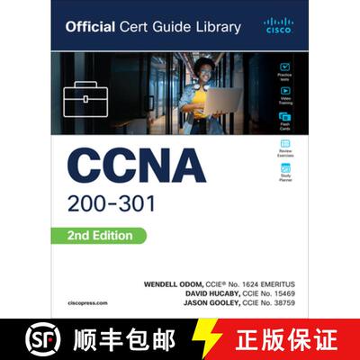 【3-4周达】精装 CCNA 200-301 Official Cert Guide Library [9780138221393]