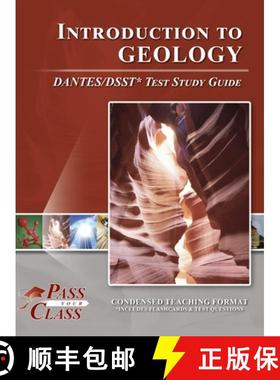 【3-4周达】Introduction to Geology DANTES/DSST Test Study Guide [9781614337454]
