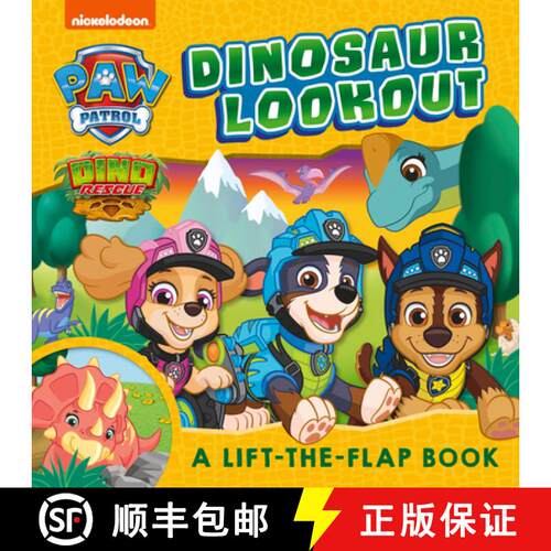 【3-4周达】PAW Patrol Dinosaur Lookout Lift-the-Flap Book [9780008681951]