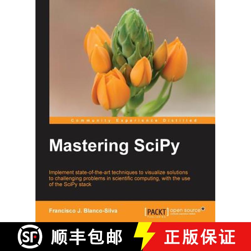 预订 Mastering SciPy [9781783984749]