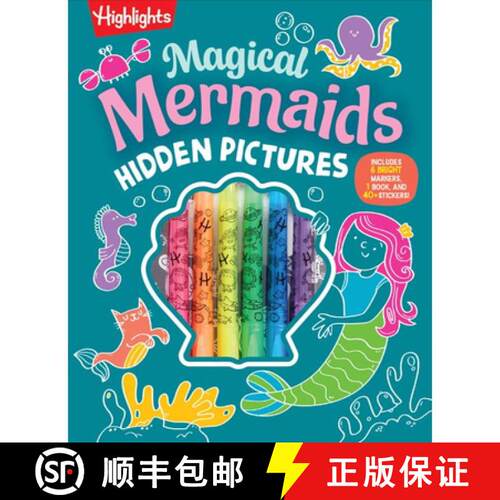预订 Magical Mermaids Hidden Pictures [9781639624423]