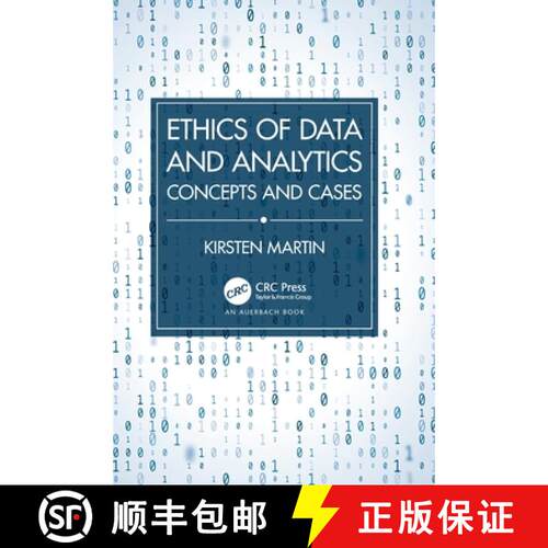 【3-4周达】精装 Ethics of Data and Analytics: Concepts and Cases [9781032217314]