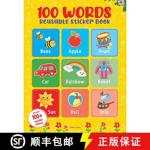 预订 100 Words: Reusable Sticker Book [9789354405365]