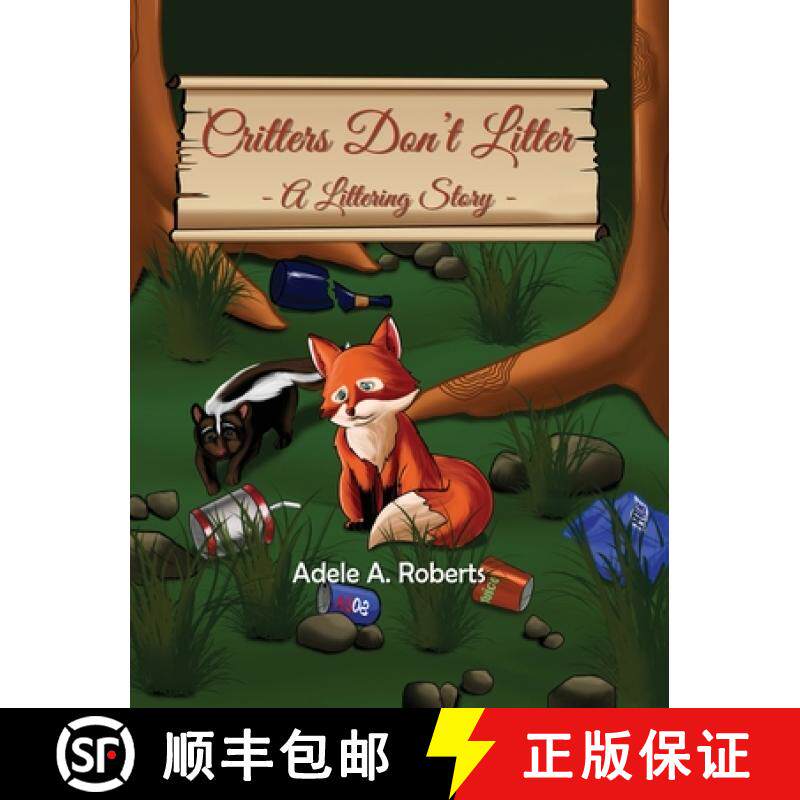 【3-4周达】精装 Critters  Don't  Litter: A Littering Story [9781961507357] - 实物图