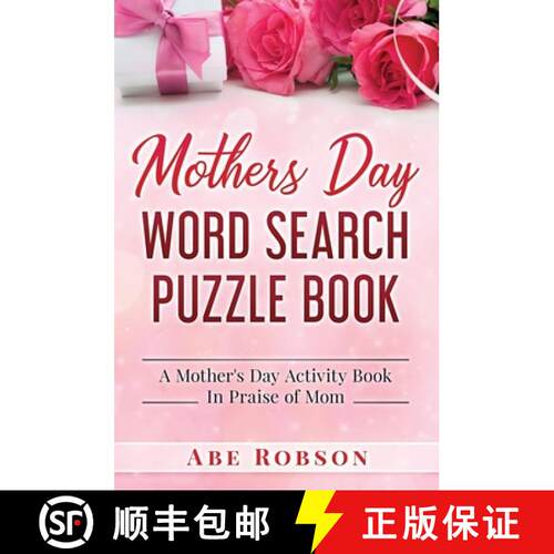 【3-4周达】精装 Mothers Day Word Search Puzzle Book: A Mother's Day Activity Book In Praise of Mom [9781922659668]