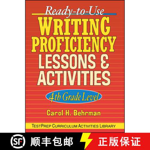 【3-4周达】Ready-To-Use Writing Proficiency Lessons & Activities 4Th Grade Level [Wiley教育学] [9780130420121]