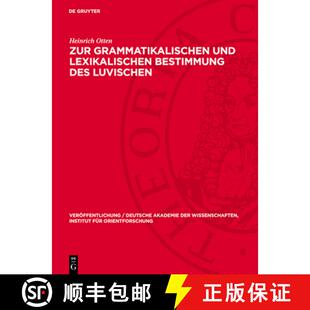 Und 9783112704486 Untersuchung Zur Grammatikalischen Der Bestimmung Lexikalischen Texte 预订 Des Luvili Luvischen
