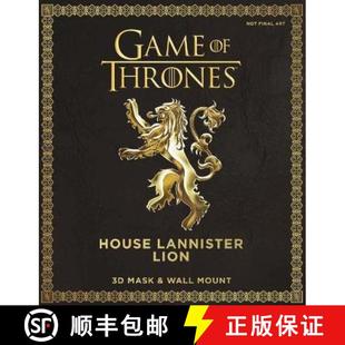GAME OFFICIAL MASK LION THE LANNISTER WALL THRONES MOUNT 9781780977799 HOUSE