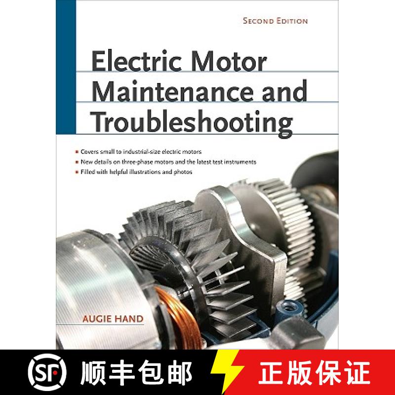 【3-4周达】Electric Motor Maintenance and Troubleshooting, 2nd Edition [9780071763950]