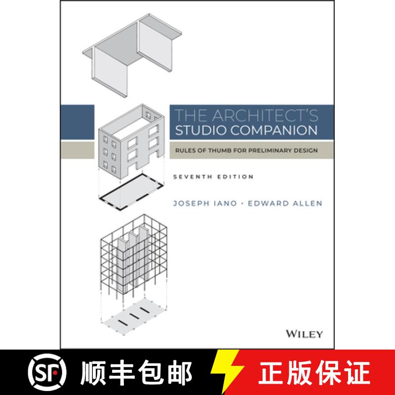 【3-4周达】Architect's Studio Companion: Rules of Thumb f or Preliminary Design: Rules of Thumb for P... [9781119826798]