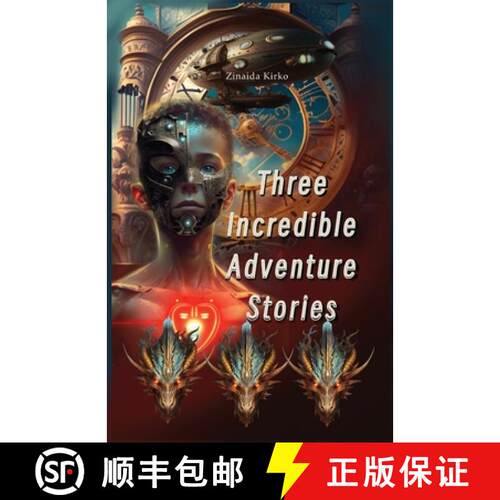 【3-4周达】Three Incredible adventure stories  : B&W version [9781917210430]