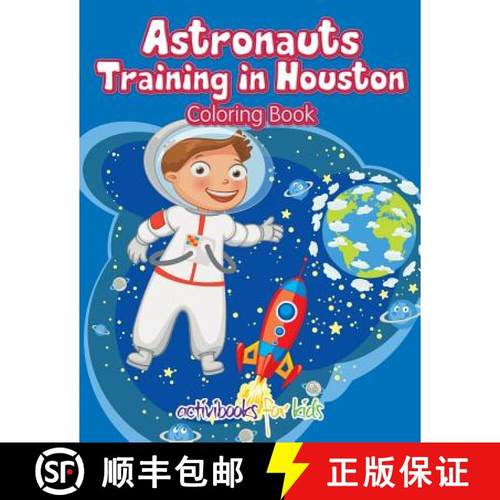 【3-4周达】Astronauts Training in Houston Coloring Book [9781683216704]
