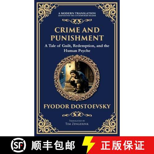 【3-4周达】Crime and Punishment: Dostoevsky's Exploration of Guilt, Redemption, and Justice (Deluxe H... [9781804218396]