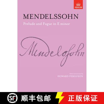 【3-4周达】Prelude & Fugue in E minor [9781854723604]