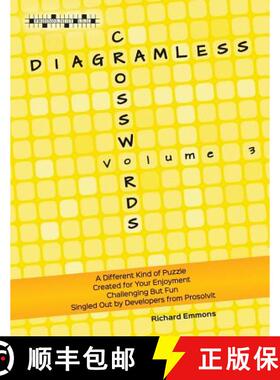 【3-4周达】Diagramless Crosswords: Volume 3 [9780986331244]