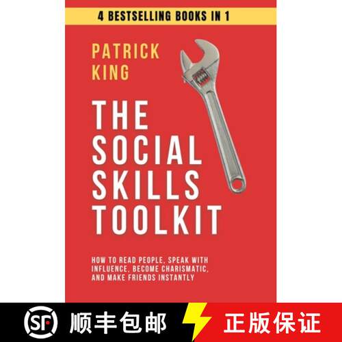 【3-4周达】The Social Skills Toolkit (4 books in 1): How to Read People, Speak with Influence, Become... [9781647435691]