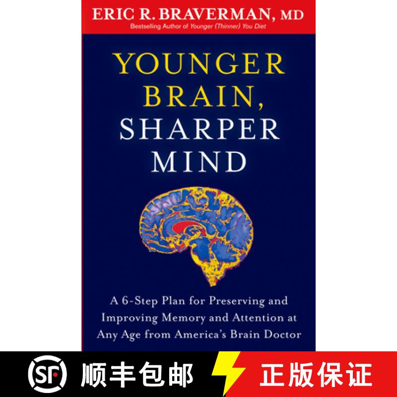 【2-3周达】Younger Brain, Sharper Mind: A 6-Step Plan for Preserving and Improving Memory and Attenti... [9781609619886]
