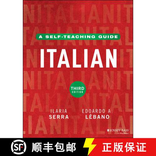 【3-4周达】Italian (Third Edition): A Self–Teaching Guide [9781394280742]