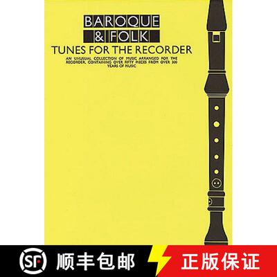 【3-4周达】Baroque & Folk - Tunes for the Recorder: Everybody's Favorite Series, Volume 155 [9780860012757]