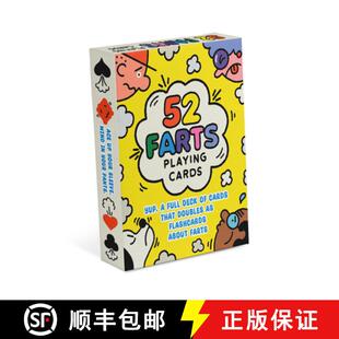 【3-4周达】52 Farts Playing Cards: Yup, a Full Deck of Cards That Doubles as Flashcards about Farts [9781683495345]