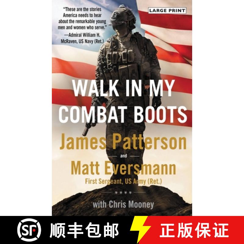 【3-4周达】Walk in My Combat Boots: True Stories from America's Bravest Warriors [9780316429146]