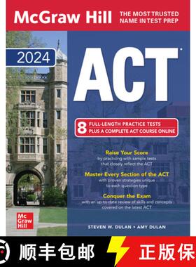 【3-4周达】McGraw Hill ACT 2024 [9781265361723]