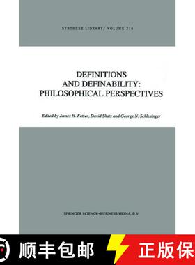 【3-4周达】Definitions and Definability: Philosophical Perspectives [9789401054782]