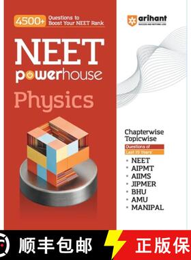 【3-4周达】Arihant NEET Powerhouse Physics Book For 2024 Exam (4500+ Question to Boost Your NEET Rank) [9789358891836]