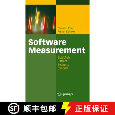 【3-4周达】Software Measurement : Establish - Extract - Evaluate - Execute [9783642090806]