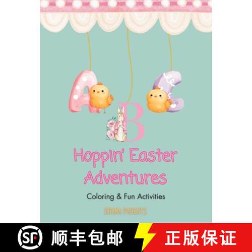 【3-4周达】Hoppin' Easter Adventures:  Coloring & Fun Activities; Easter Gift Book [9798990145306]