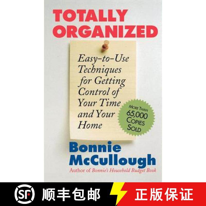 【3-4周达】Totally Organized: The Bonnie McCullough Way [9780312807474]